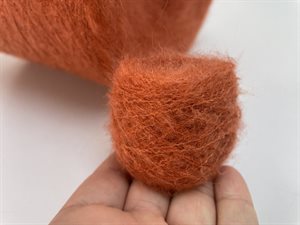 Kid mohair - i lys cayenne, 25 gram